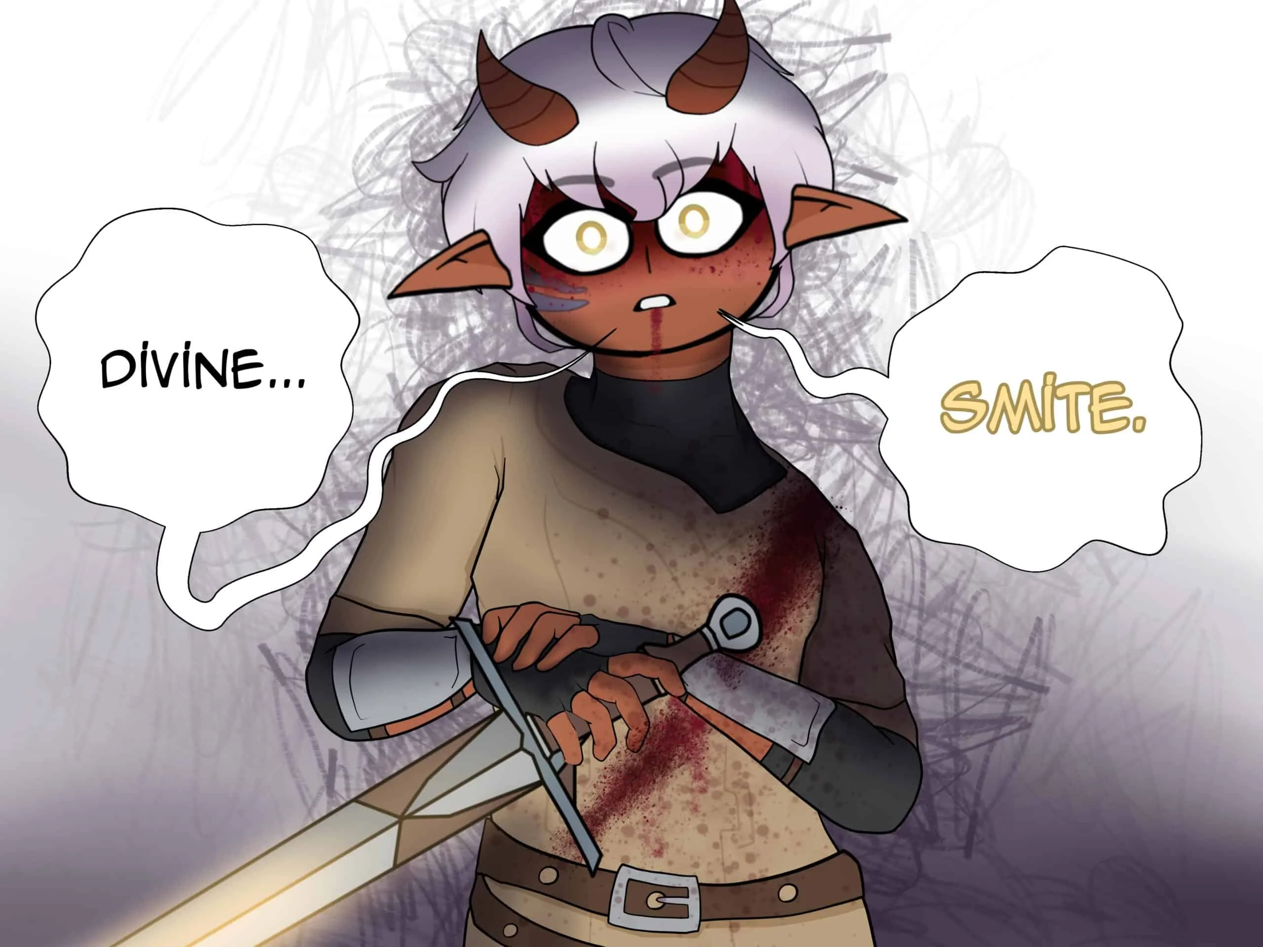 Enix smiting the warden